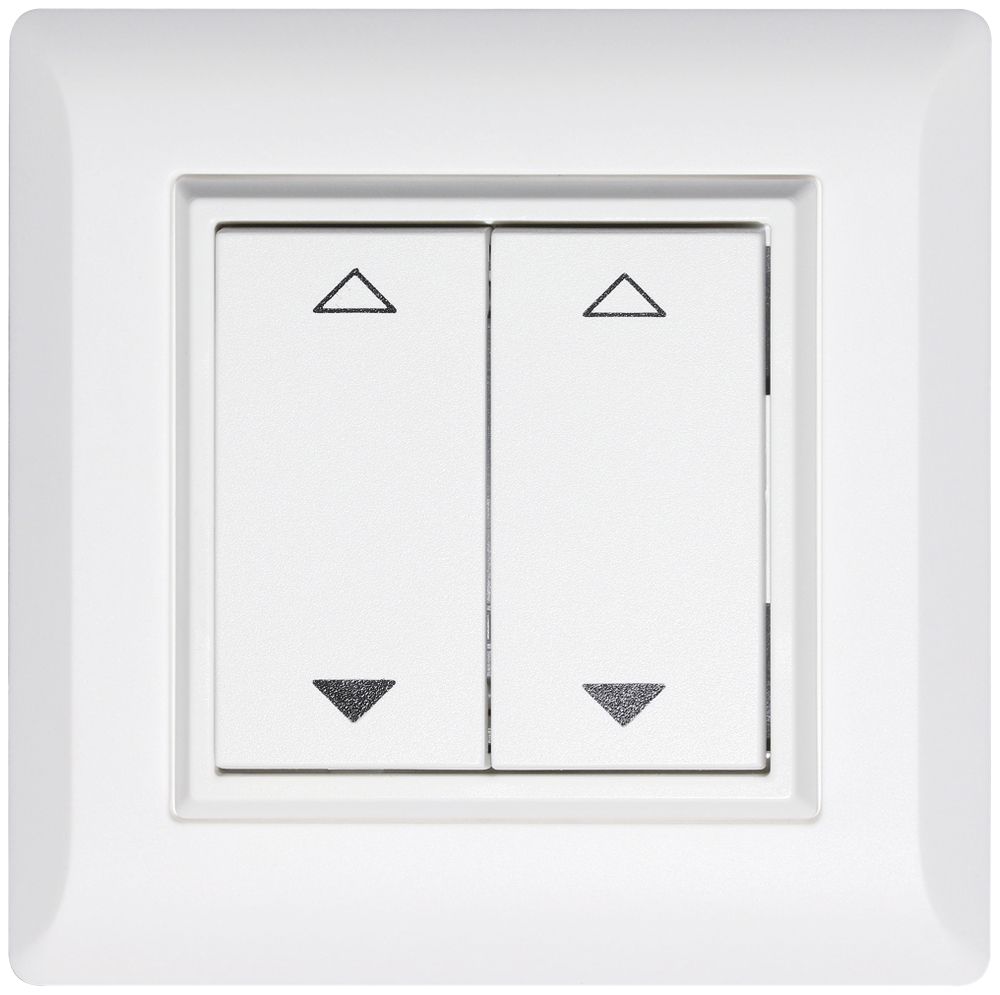 Poussoir RF AP ALADIN EnOcean kallysto.line, 2-fois, blanc, V/Λ