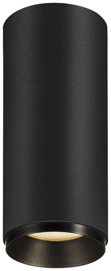 LED-Deckenleuchte SLV NUMINOS S PHASE 11W 980lm 2700K 60° Ø65×162mm schwarz