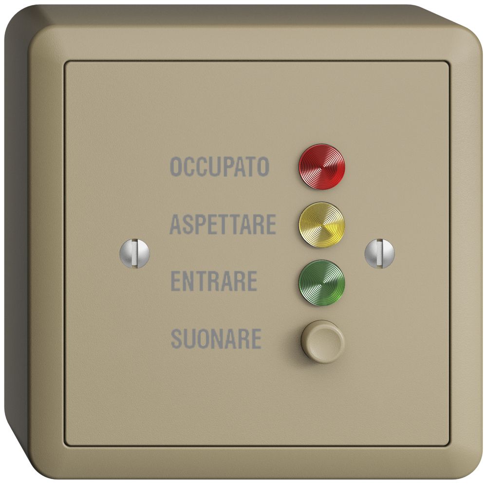AP-Türstation für Rufleuchte italienisch, EDIZIOdue sand