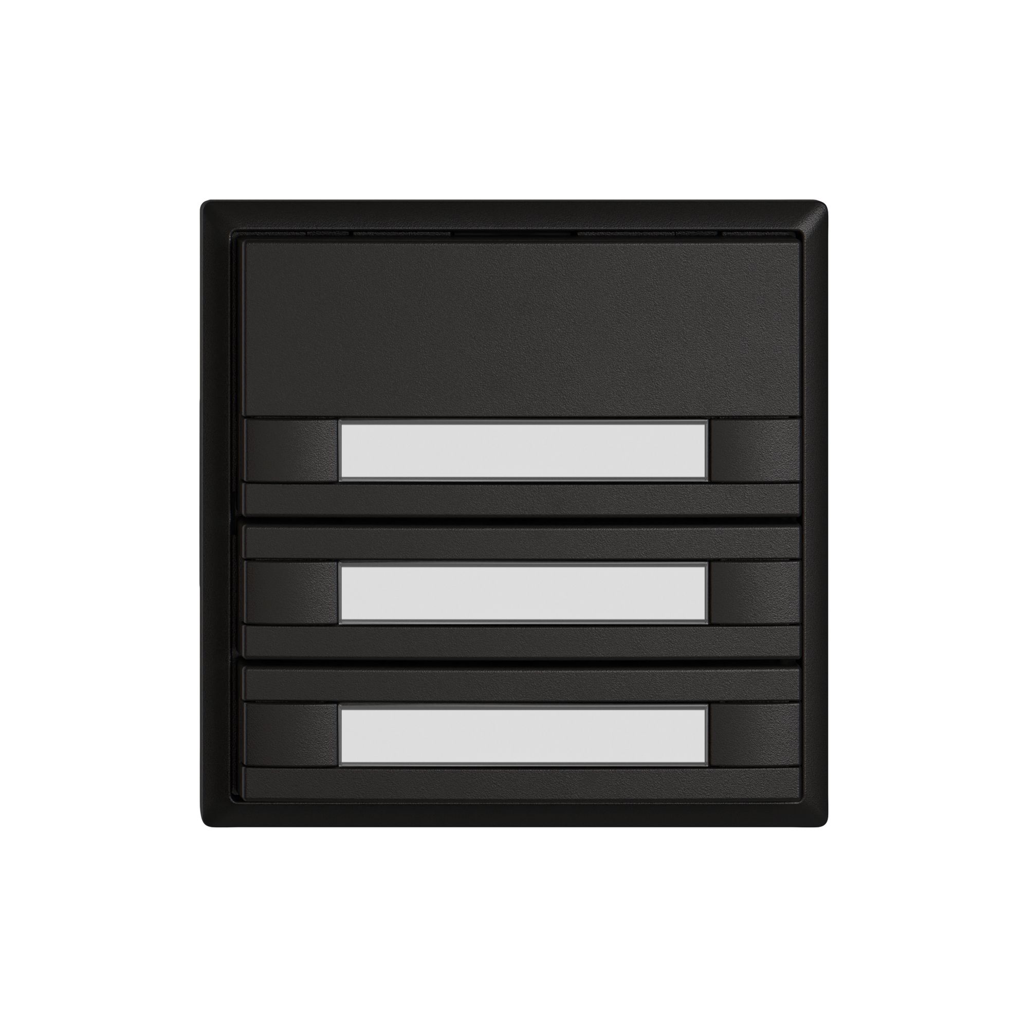 Pulsante KNX RGB EDIZIO.liv SNAPFIX® sensore temp.s.LED targ.3× com.2T ne