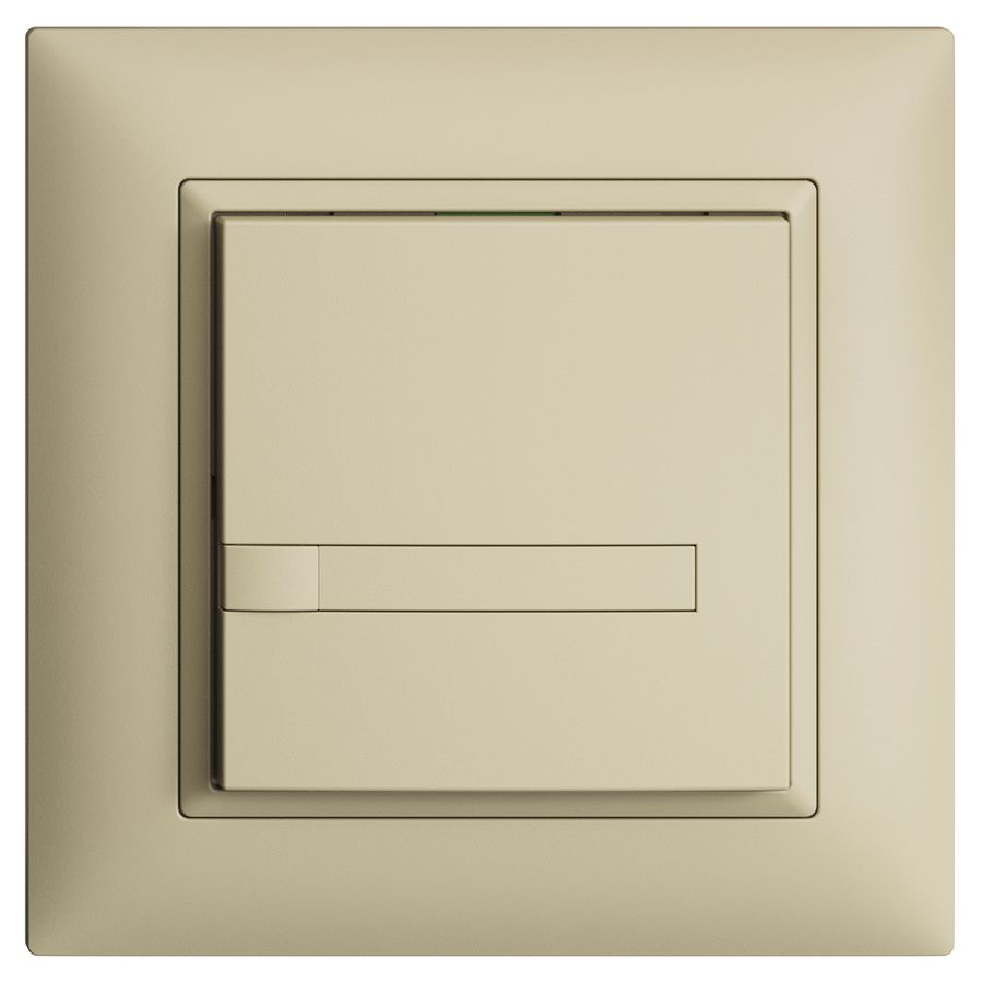 UP-KNX-Taster RGB EDUE FMI, 250mW, o.LED, m.Papier, 1×Taste, 1×Tastenb., van