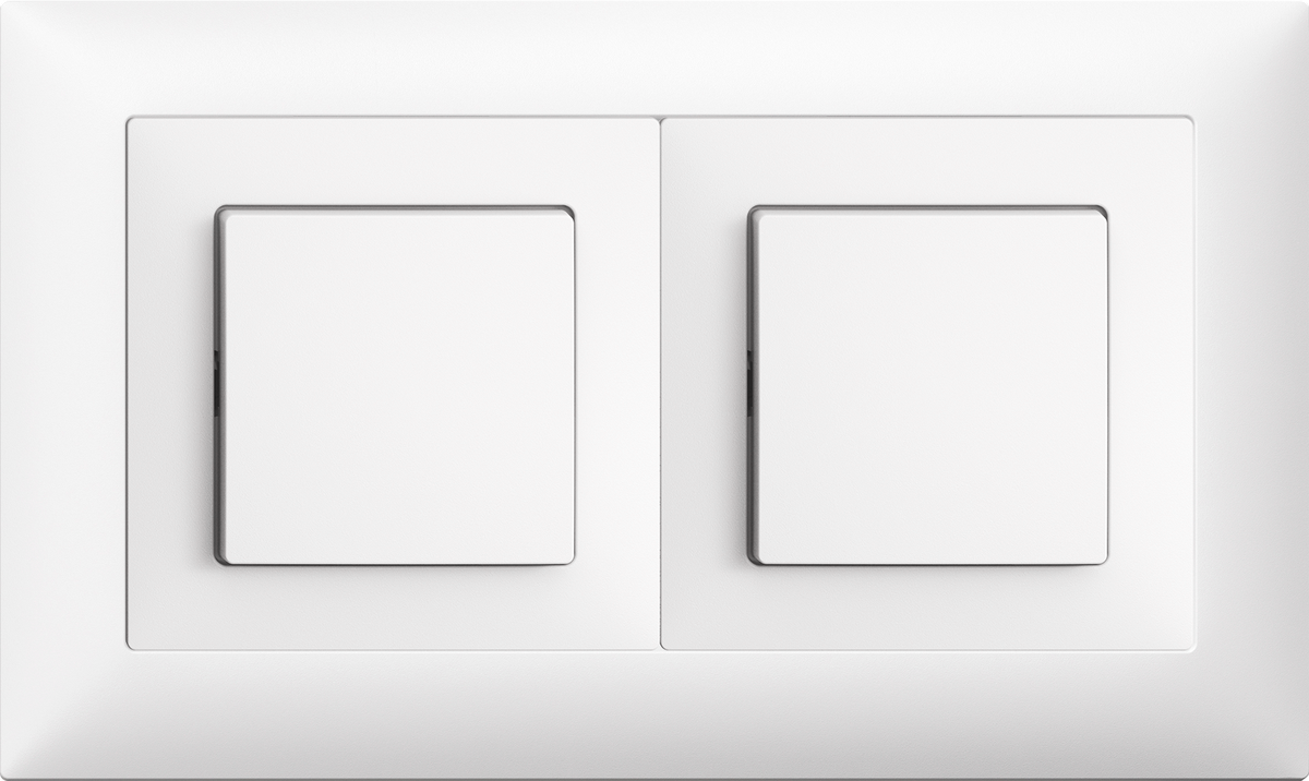 Combinaison ENC Edue 1×2, Interrupteur 3/1 + Interrupteur 3/1 bc