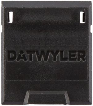 Clapet antipolvere Dätwyler per KST PLUS Cat.6A Keystone, nero