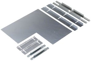 Angle plat fermé Hager pour BKB 85×250mm