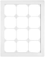 Telaio di copertura INC EDIZIO.liv SNAPFIX® 4×3/3×4 216×276mm bi