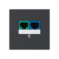 Boîte ENC DSL kallysto 2×RJ45 noir