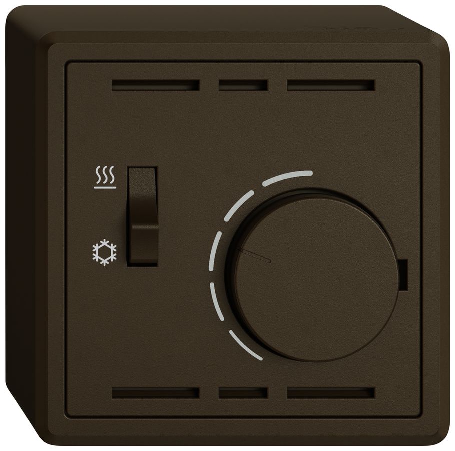 Termostato ambiente AP EDIZIO.liv SNAPFIX® inter.risca./refrig.230VAC 50Hz ma