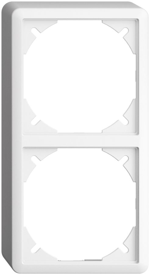 Capot EDIZIOdue 39mm I-I blanc pour combinaison vertical/horizontal