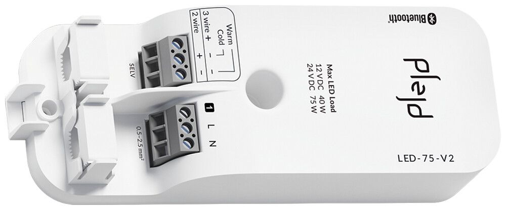 Alimentation LED Plejd LED-75-V2 75W 12/24VDC 0…3125mA réglable RF