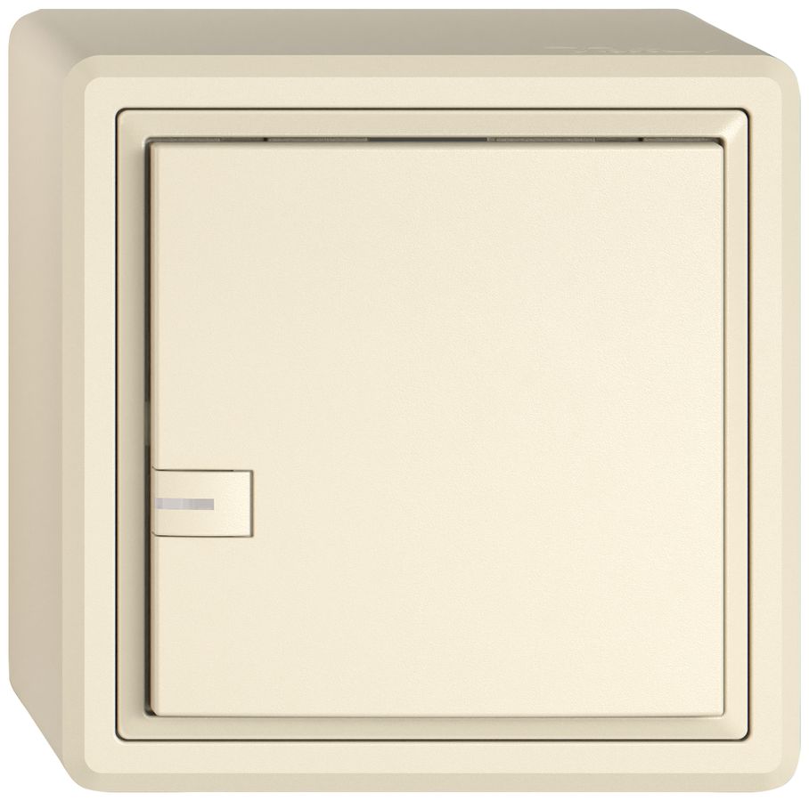 Pulsante KNX RGB AP EDIZIO.liv SNAPFIX® sensore temp.RGB-LED 1× com.1T cr