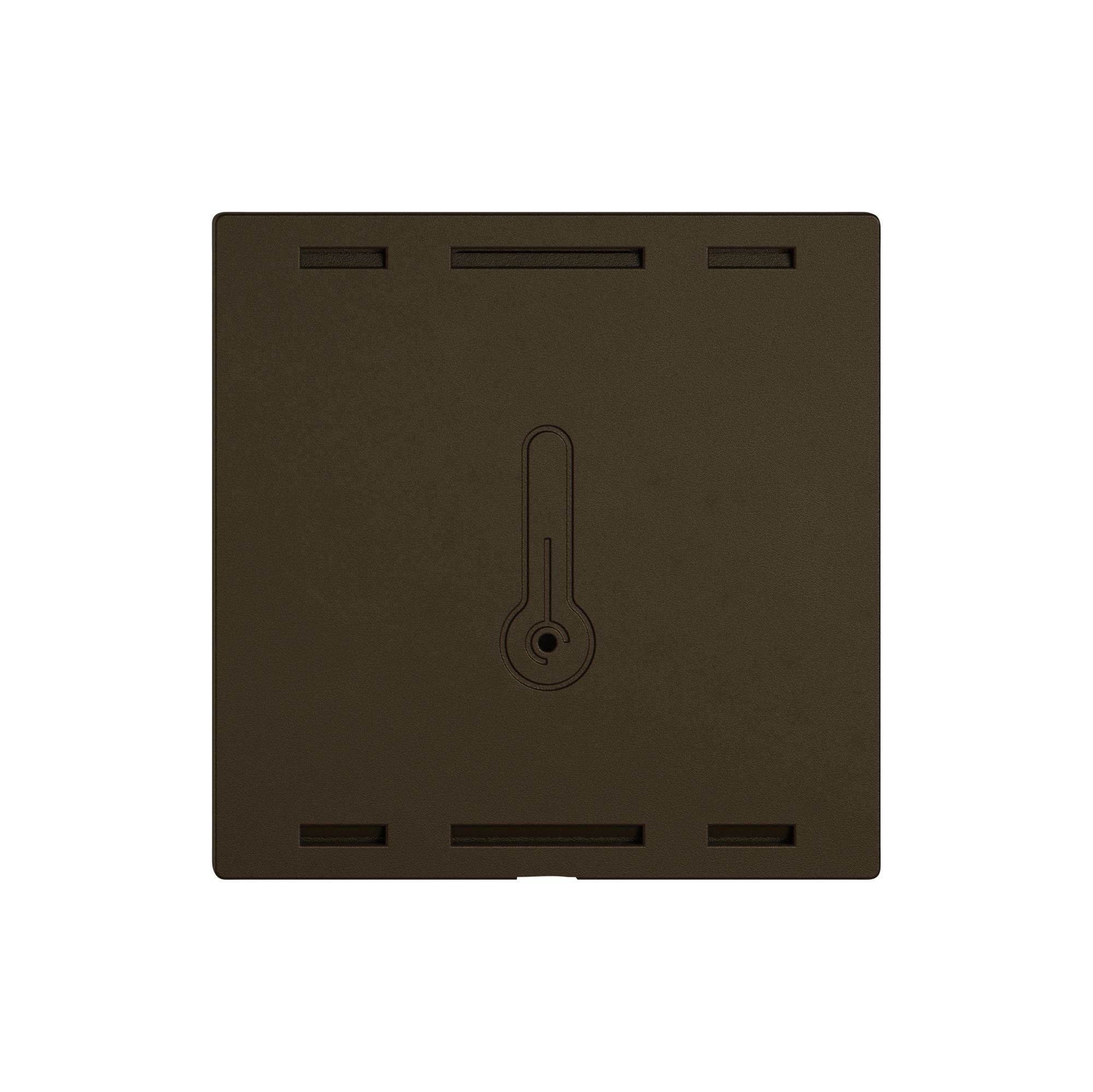 Commande p.capteur de température ambiante EDIZIO.liv Wiser SNAPFIX® 60×60mm um