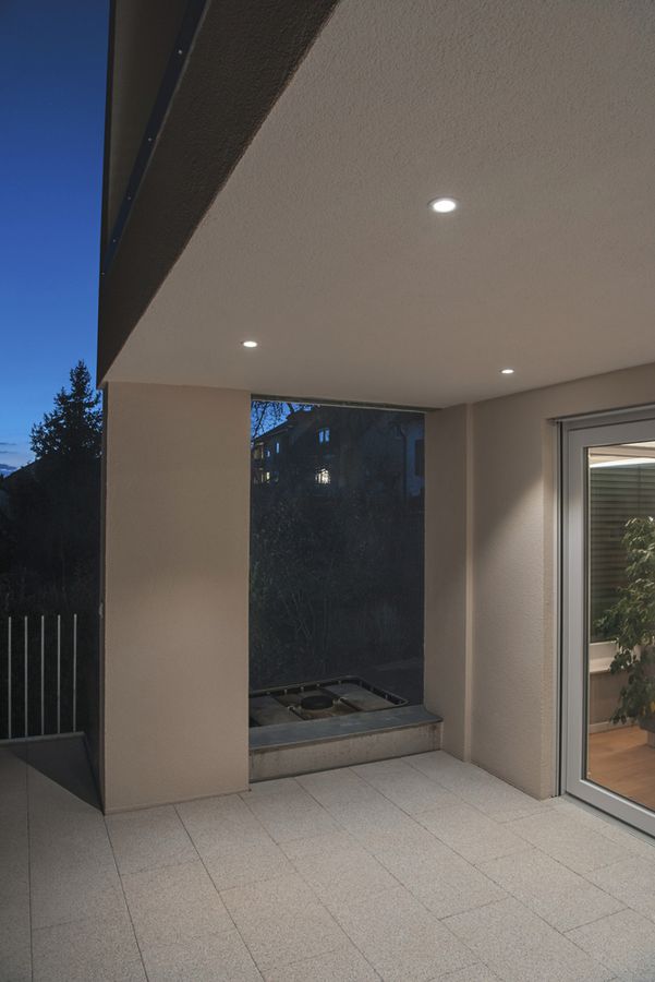 Downlight LED INC SLV PATTA-F, 12W 765lm 3000K rond IP65 blanc mat