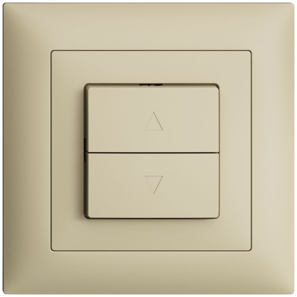 Interruttore per tapparella INC EDIZIOdue FMI vanille 1 canale