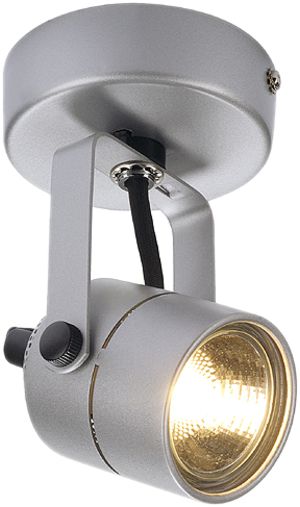 Decken-/Wandleuchte SLV SPOT 79, GU10 50W IP20 silbergrau