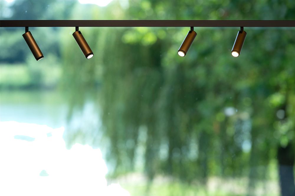 Spot LED SLV GRIP S 1×9.8W 530lm 927 29° DALI 48V AD Ø30×101mm bronze