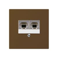 Scatola INC kallysto 2×RJ45s marrone CUC separato