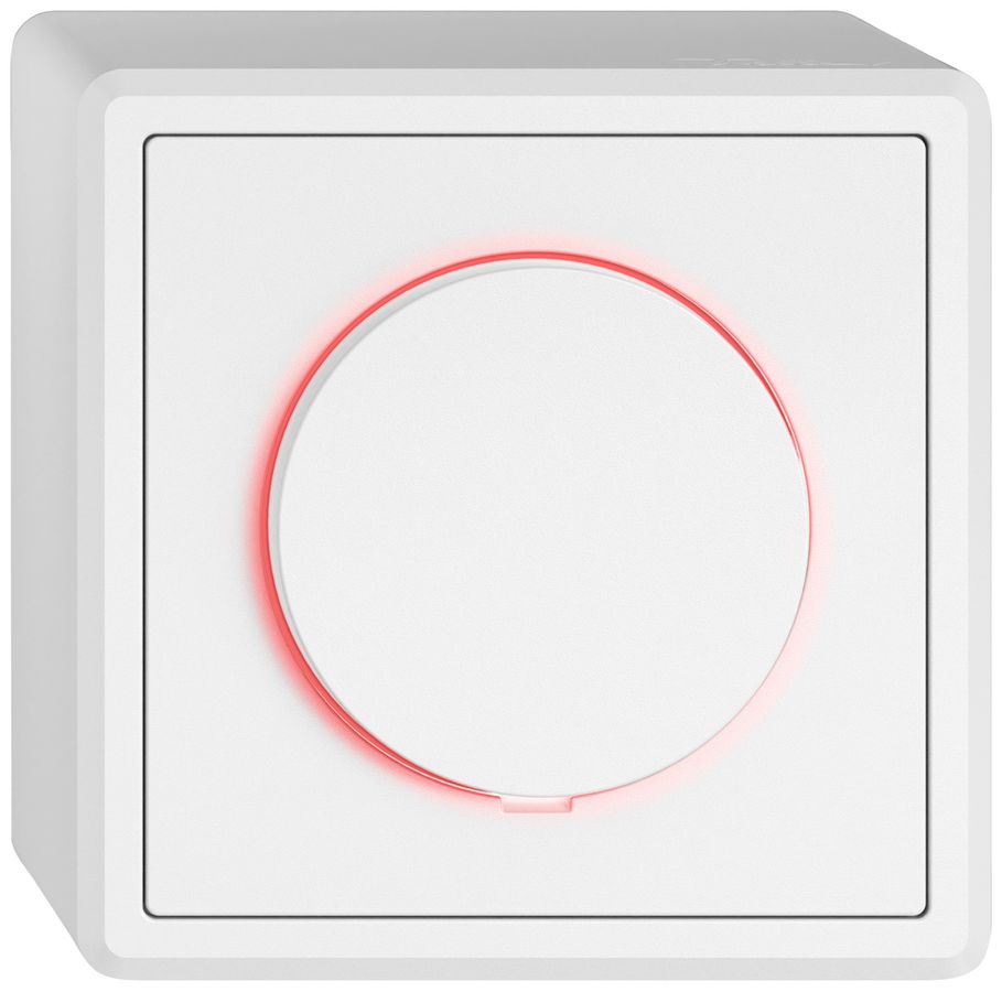 AP-Dimmer EDIZIO.liv SNAPFIX® bel.rt Universal 20…600W/20…600VA ws