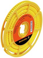 Marcatore di conduttore Weidmüller CLI C CD p.Ø4…10mm 4×7mm stampa: R, giallo