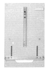 Plaque porte-compteur Hager gamma 400mm