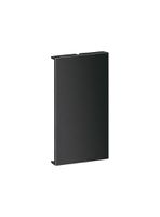 Blindabdeckung kallysto tebis für Beschriftungsfeld schwarz