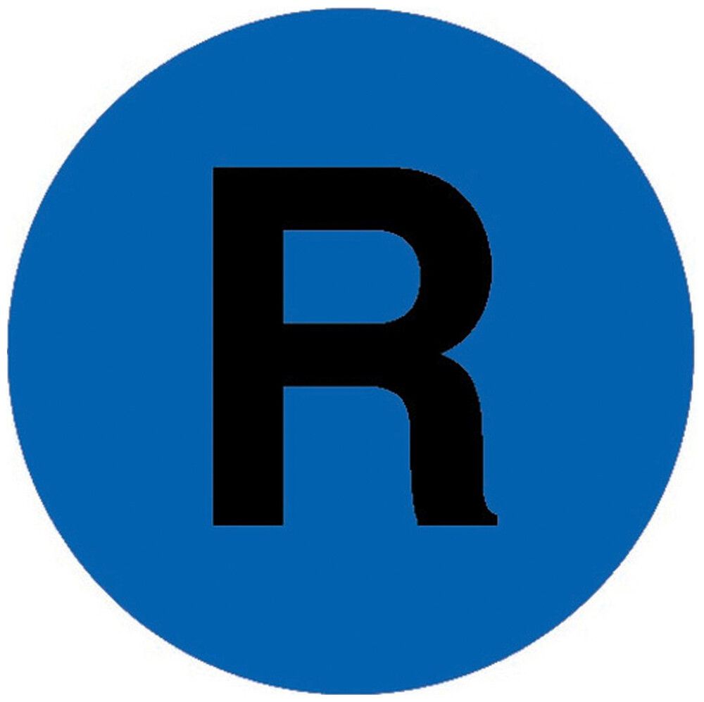 Capot à poussoir Eaton M22-XDL-B-X6 bleu plat "R" Ø22.5mm Ø22.2×24×3mm