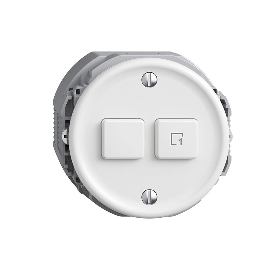 Druckschalter 1K/2T Szene WLAN Sdue Wiser weiss