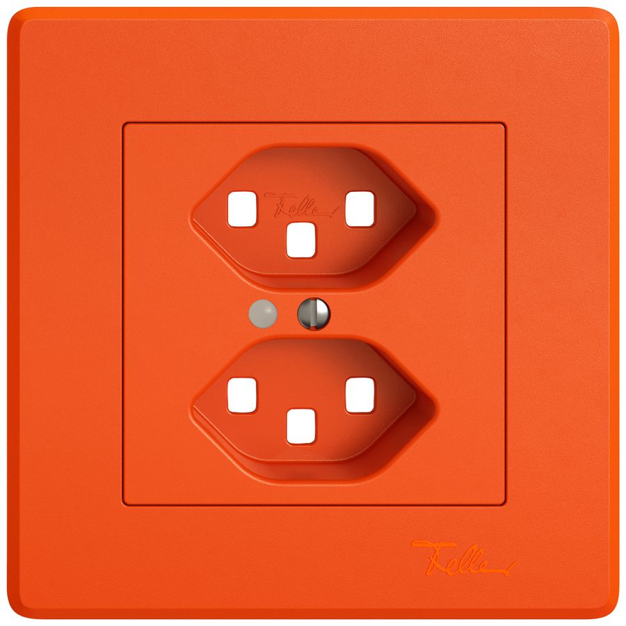 UP-Montageset EDIZIO.liv SNAPFIX® für 2×T23 mit Frontlinse or