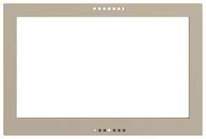 Frontplatte EDIZIOdue für KNX-Panel 7" sand