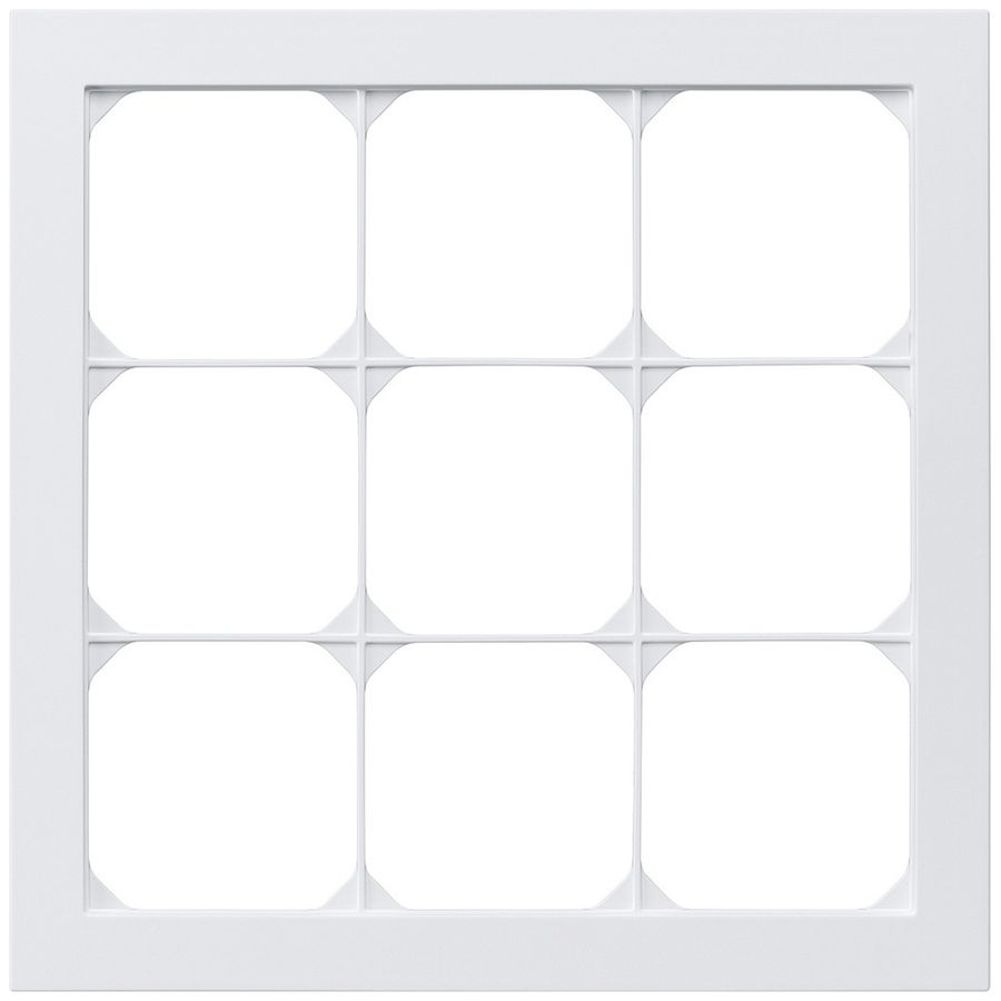 UP-Abdeckrahmen kallysto.pro 3×3 weiss 214×214mm