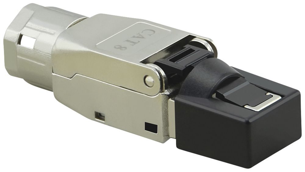 Spina di campo VALUE RJ45/s cat.8.1 class1 AWG22…26 dritto argento