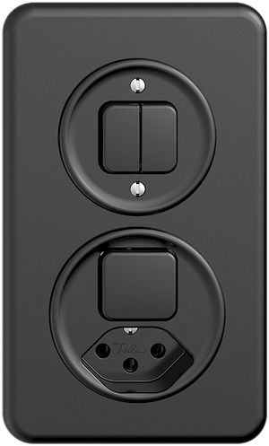 UP-Kombination STANDARDdue 1/1L+3T13 schwarz