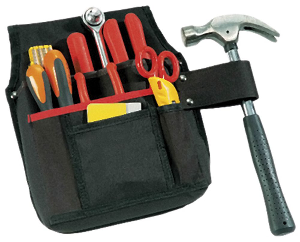 Sacoche à outils Plano sans ceinture, noir