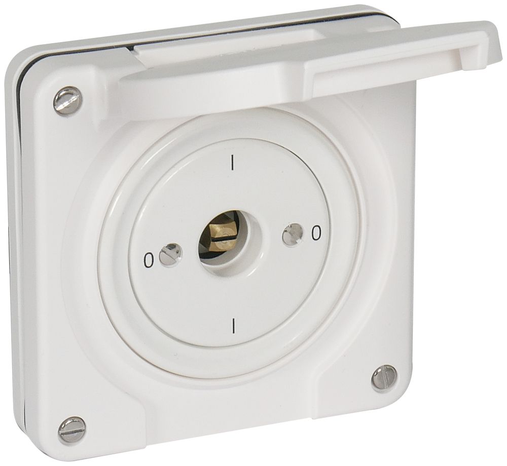 Interrupteur ENC NEVO, 25A 690V, 1L, carré, 0-1-0-1, 90°, IP55, bc