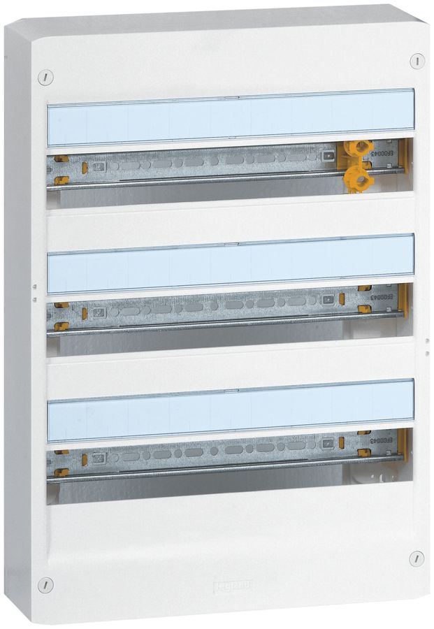 AP-Kleinverteiler Legrand 3-reihig weiss