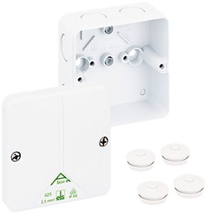 Boîte dérivation AP Abox-i m 025-L IP65 82×82×51mm blanc