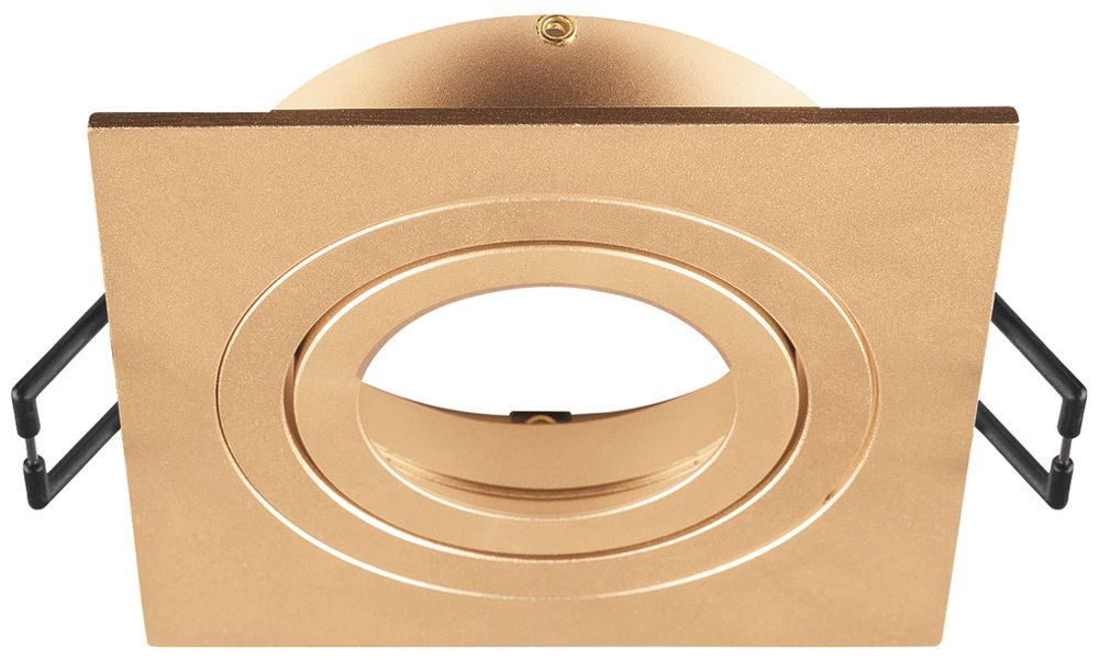 Einbaurahmen SLV NEW TRIA 75 Aluminium 90×90×26mm Messing