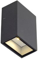 LED-Wandleuchte SLV QUAD 1, 3W 260lm 3000K IP44 anthrazit