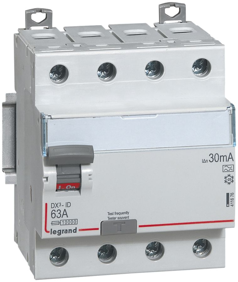 Fehlerstromschutzschalter Legrand DX3standard 4P 400V 40A 0.03A Typ A 4TE