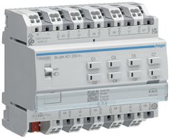REG-Jalousieaktor KNX Hager TYAS628C, 8-fach, 6A/230VAC