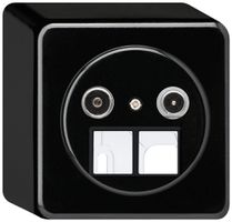 AP-Multimediadose basico TV-R 10.5dB 2GHz schwarz