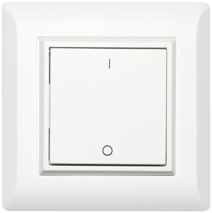 Pulsante RF AP ALADIN EnOcean kallysto.line, 1-volta, bianco, I/0