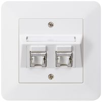 Kit de montage ENC kallysto.trend C cat.6 2RJ45/s blanc