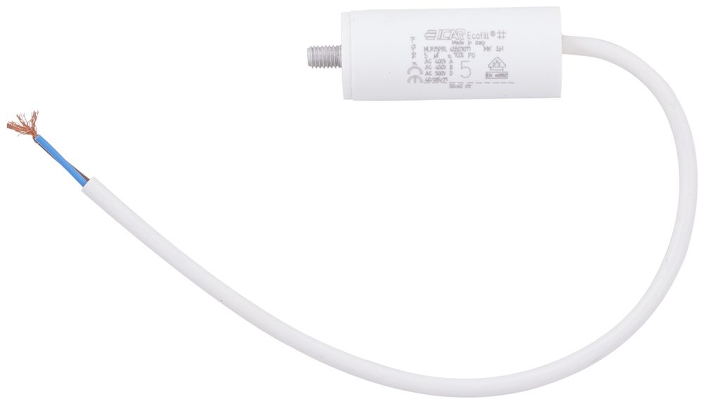 Condensatore ICAR MLR25PRL45503071 5µF 450V per motore Ø30×71mm