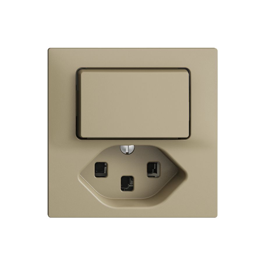 Combinaison A-R/1L+T23 16A EDIZIOdue sand