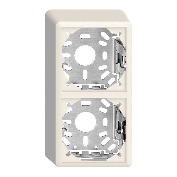 Capot avec plaque de base 54/39mm pour combinaison FX vertical/horizontal blanc