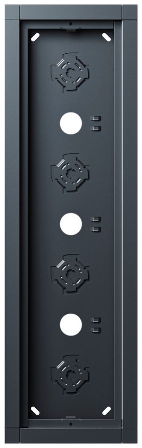 Boîtier AP Siedle 4× 132×432×36.5mm anthracite