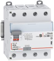 FI-Schutzschalter Legrand DX3, 4P 40A 30mA Typ B 10kA