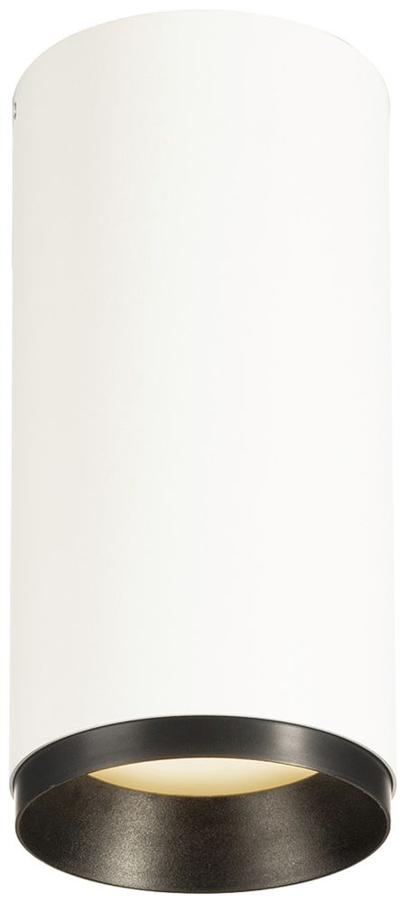 LED-Deckenleuchte SLV NUMINOS M PHASE 20W 1955lm 3000K 24° Ø85×185mm weiss