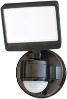 Proiettore mura.LED Z-LED sens.-PIR 360° 6W 450lm 4500K 140×51mm IP54 nero