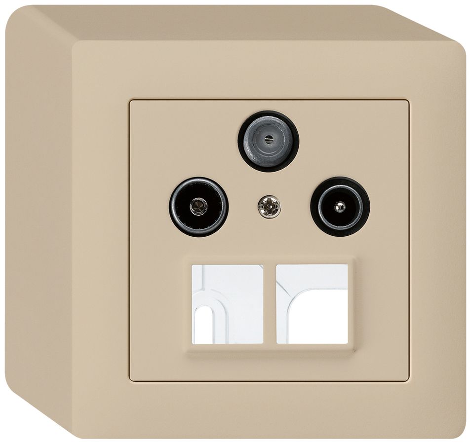 Prise d'antenne AP R/TV/SAT HMS kallysto beige